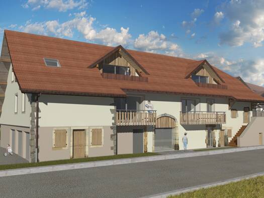 Duplex à vendre - neuf 355 000 € 3 pièces 2 chambres 69,9 m² dès le 31/12/2026 Marcellaz 74250