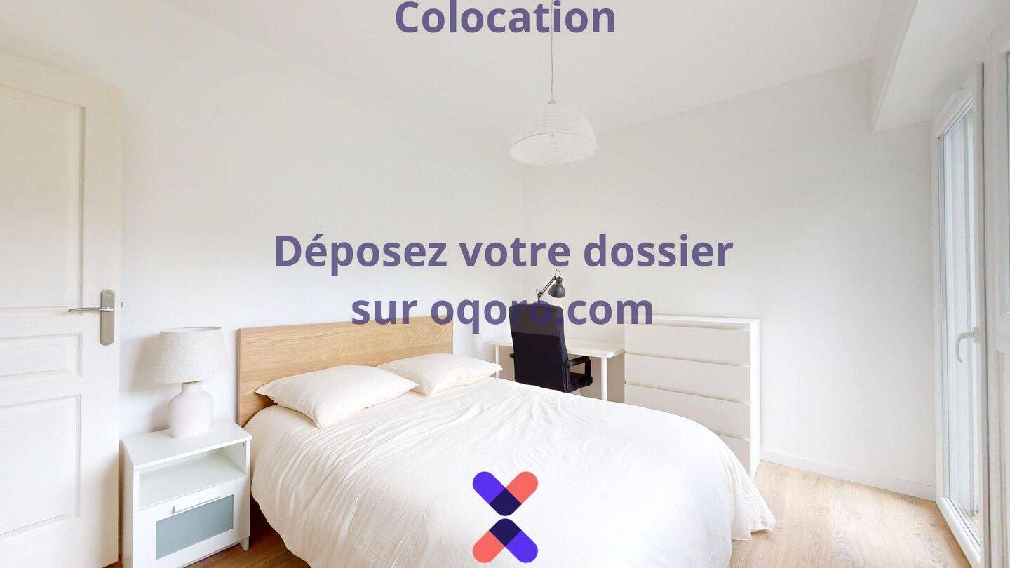 Chambre en colocation appartement meublé — 1