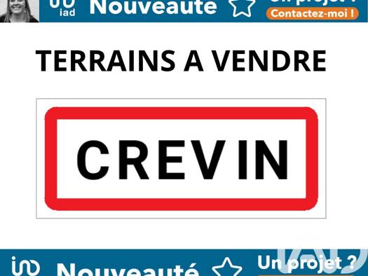 Terrain constructible viabilisé à vendre 94 800 € 430 m² de terrain Crevin 35320