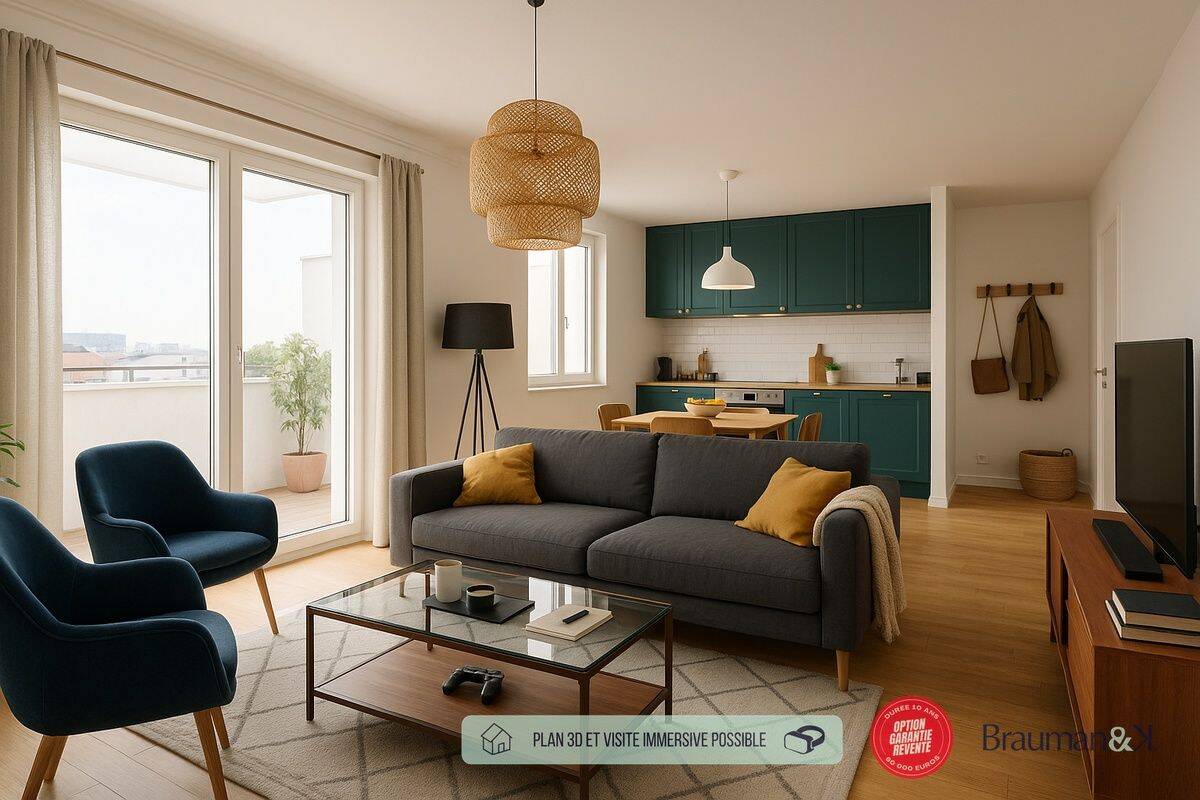 Appartement 2 pièces 39 m² · à Chamalières · 39 m² · 201 000 €