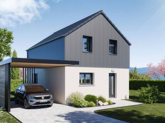 Terrain avec maison neuve à vendre 272 620 € 4 pièces 3 chambres 84 m² 404 m² de terrain Niffer 68680