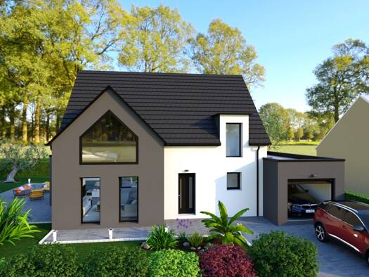 Terrain avec maison neuve à vendre 374 625 € 5 pièces 4 chambres 161 m² 878 m² de terrain Bézu-la-Forêt 27480