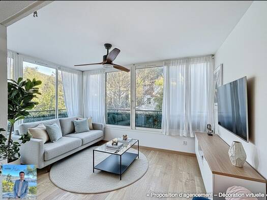 Appartement à vendre 237 000 € 3 pièces 2 chambres 50 m² Étage 1/4 Drap 06340