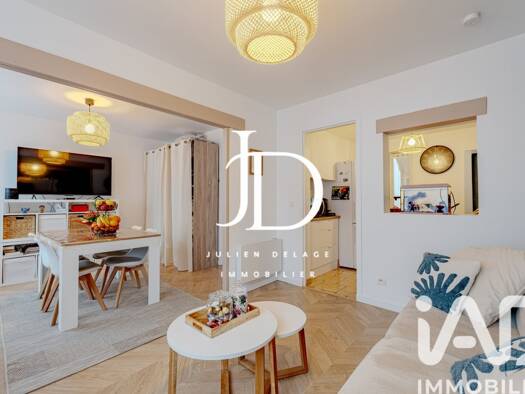 Appartement à vendre 160 000 € 3 pièces 2 chambres 46 m² RDC/1 Sud et Est Louvres 95380