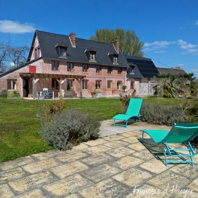 Mas à vendre 399 000 € 8 pièces 5 chambres 205 m² 6 500 m² de terrain Jumieges 76480
