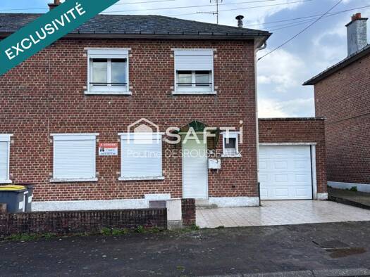 Maison à vendre 95 000 € 5 pièces 3 chambres 89 m² 507 m² de terrain Centre Caudry 59540