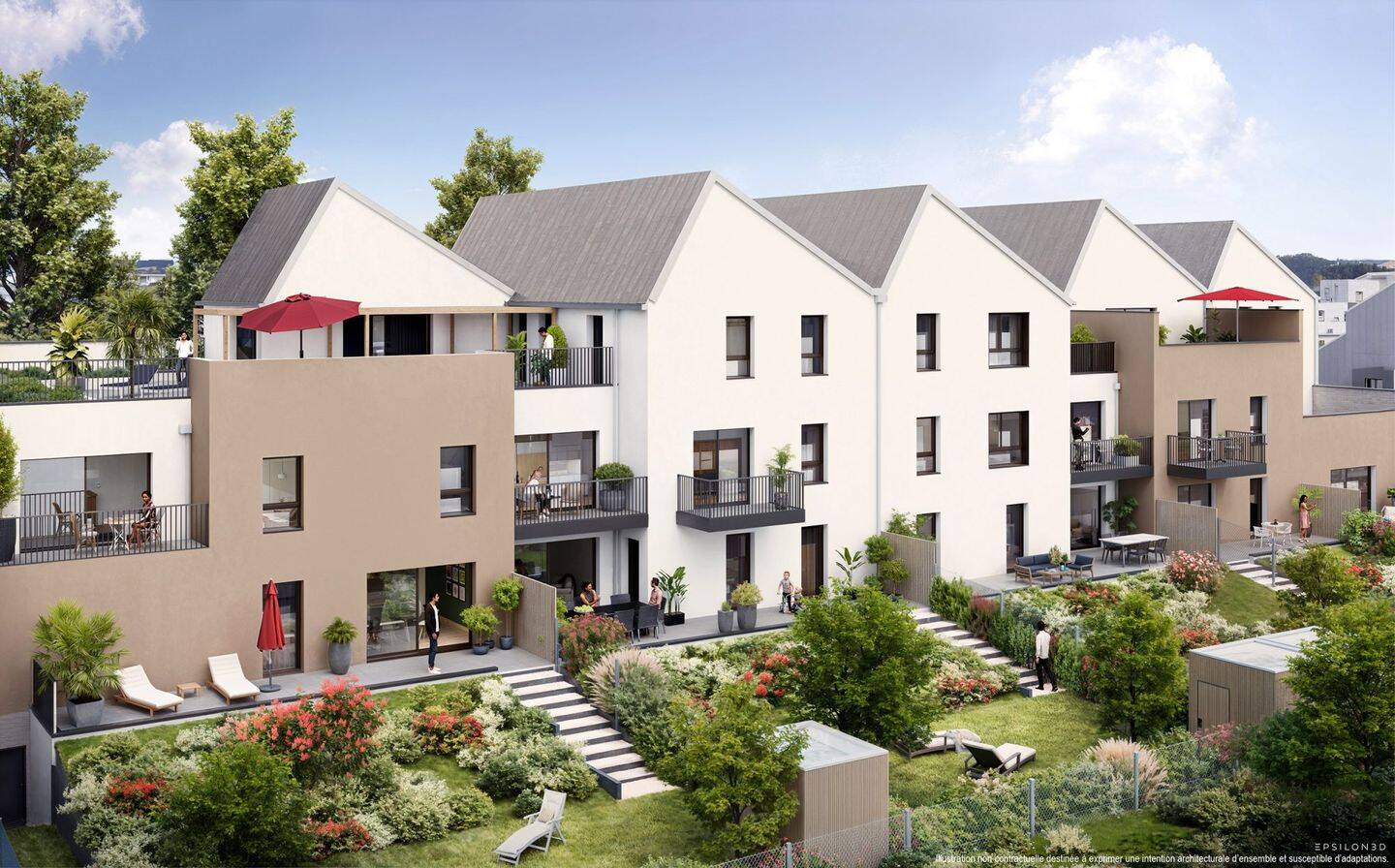 Appartement 2 pièces 47 m² · à Rennes · 46,5 m² · 267 000 €