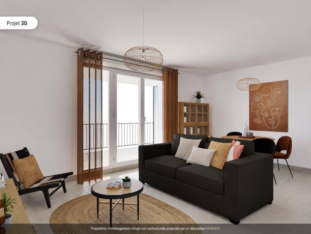 Appartement 3 pièces 59 m² · à Marseille 8ème Arrondissement · 59 m² · 1 020 €