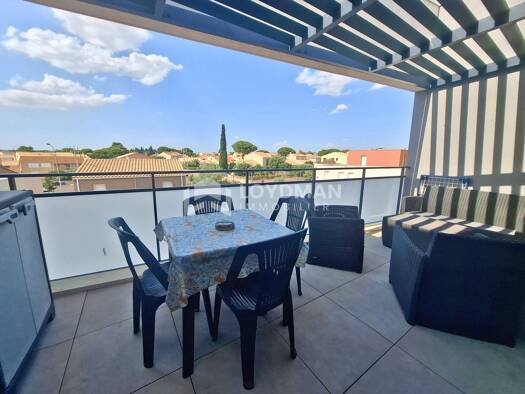 Appartement à vendre 190 000 € 2 pièces 1 chambre 38 m² Étage 2/3 Couronne Periurbaine Mèze 34140