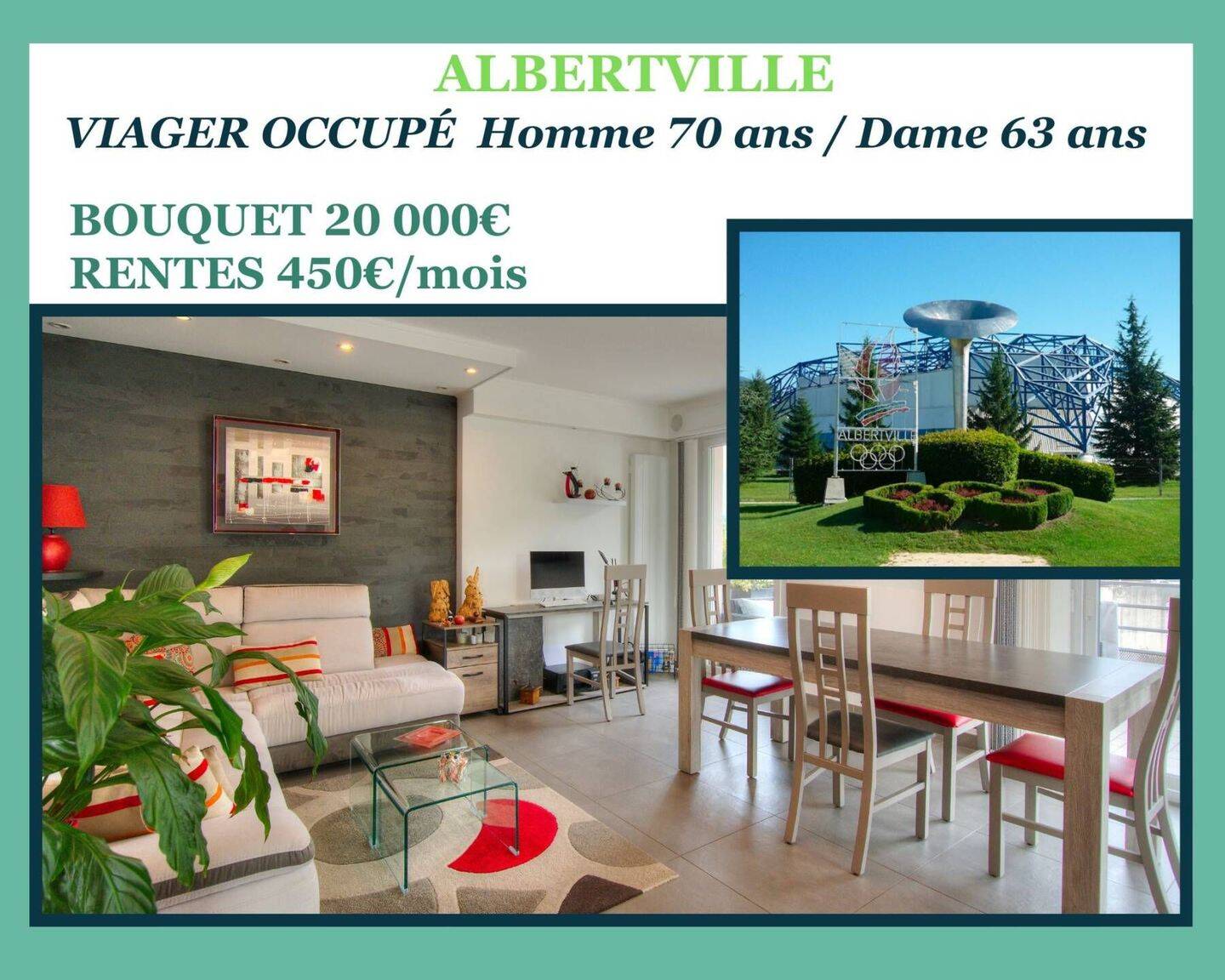 Appartement 3 pièces 71 m² · à Albertville · 71 m² · 20 000 €