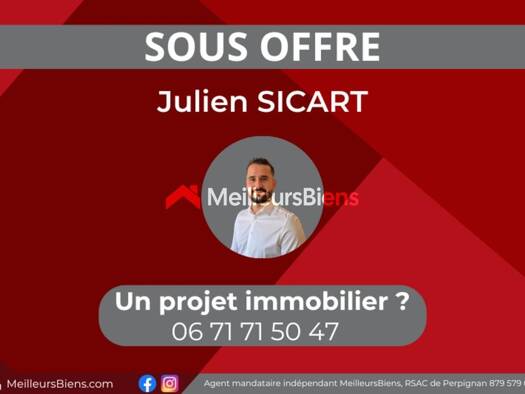 Maison à vendre 580 000 € 7 pièces 5 chambres 270 m² 1 000 m² de terrain Saint Assiscle-Saint Charles Perpignan 66000