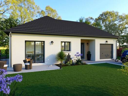 Terrain avec maison neuve à vendre 265 000 € 4 pièces 3 chambres 83 m² 600 m² de terrain Luc-la-Primaube 12450