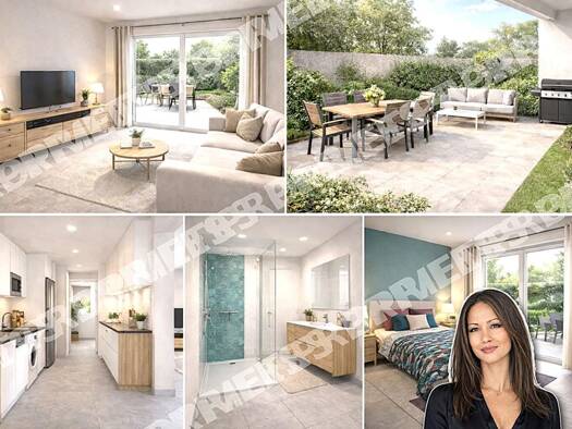 Appartement à vendre 284 000 € 3 pièces 2 chambres 67 m² RDC Clément Villeurbanne 69100