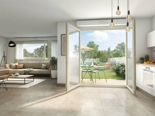 Appartement à vendre - neuf 220 700 € 2 pièces 1 chambre 44 m² RDC/4 Balmes Bourlione Corbas 69960