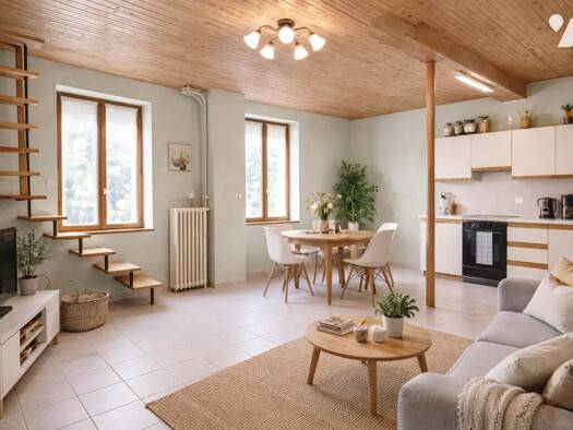 Duplex à vendre 116 000 € 2 pièces 1 chambre 58 m² RDC/2 Taluyers 69440