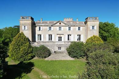 Château à vendre 1 900 000 € 17 pièces 10 chambres 900 m² 10 000 m² de terrain Uzes 30700