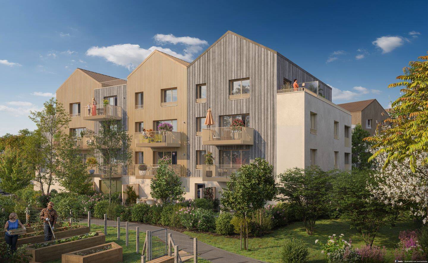 Appartement 3 pièces 61 m² · à Chantepie · 60,8 m² · 210 000 €