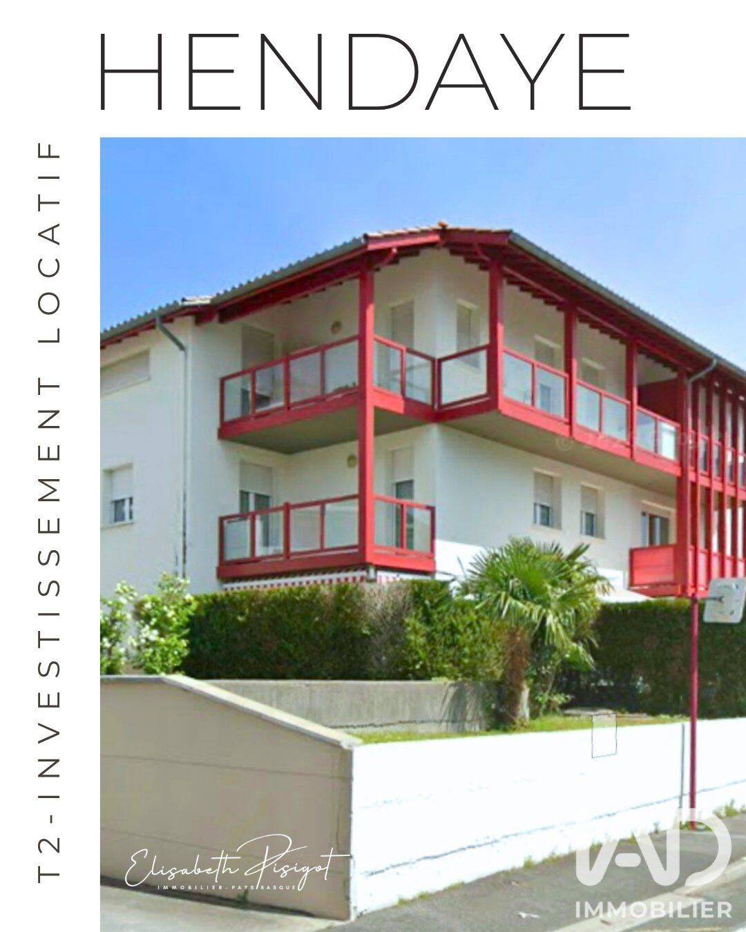 Appartement 2 pièces 43 m² · à Hendaye · 42,5 m² · 175 000 €