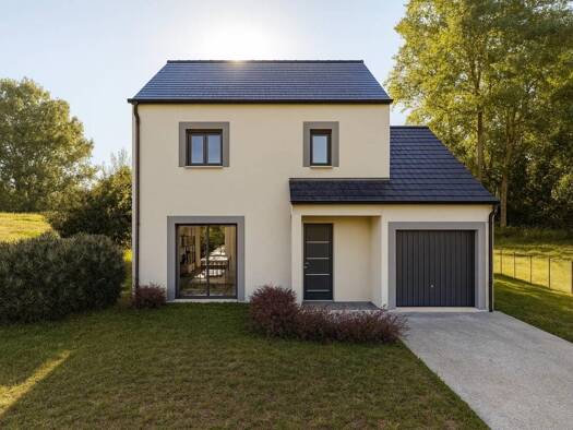 Terrain avec maison neuve à vendre 267 541 € 5 pièces 3 chambres 100 m² 413 m² de terrain Verson 14790