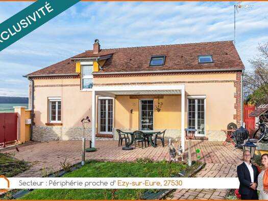 Maison à vendre 260 000 € 5 pièces 3 chambres 100 m² 781 m² de terrain Anet 28260