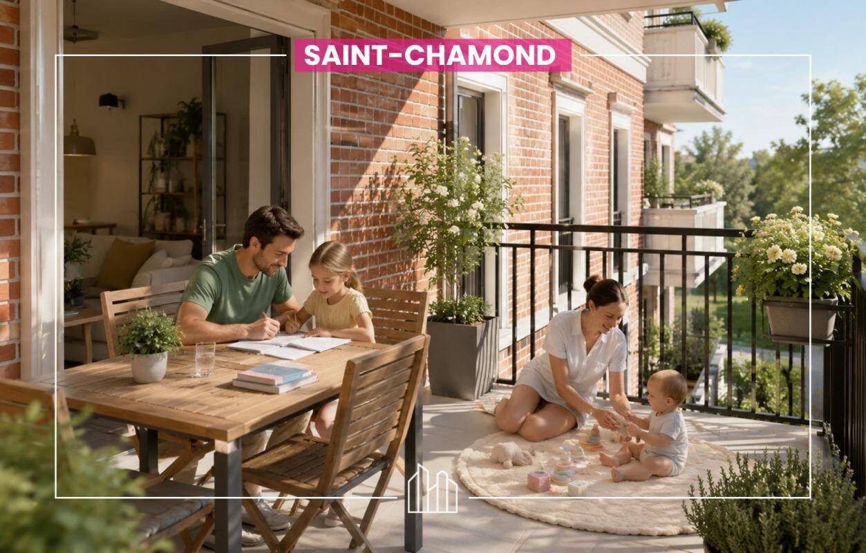 Appartement 4 pièces 77 m² · à Saint-Chamond · 77 m² · 239 000 €