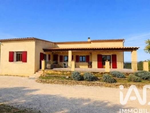 Maison de plain-pied à vendre 279 000 € 5 pièces 4 chambres 130 m² 1 997 m² de terrain Saint-Julien-de-Peyrolas 30760