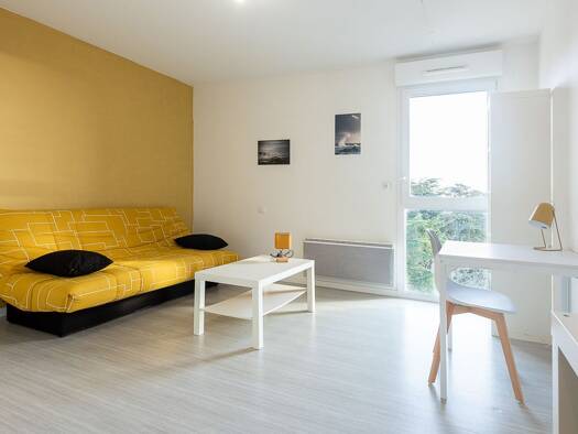 Appartement à louer 490 € 1 pièce 21 m² Étage 4/4 dès le 11/04/2026 Gavy Océanis Saint-Nazaire 44600