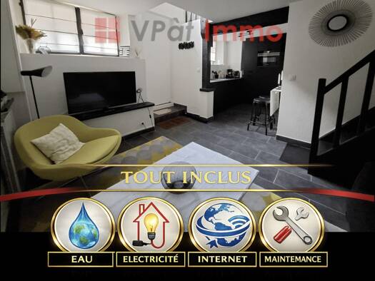 Duplex à louer 1 350 € 2 pièces 1 chambre 38,4 m² RDC/2 Notre Dame Versailles 78000