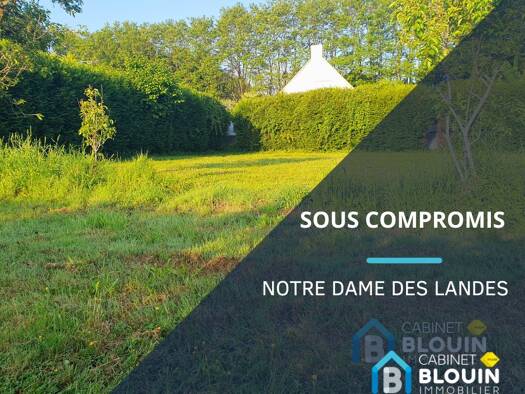 Terrain constructible viabilisé à vendre 80 625 € 446 m² de terrain Notre-Dame-des-Landes 44130