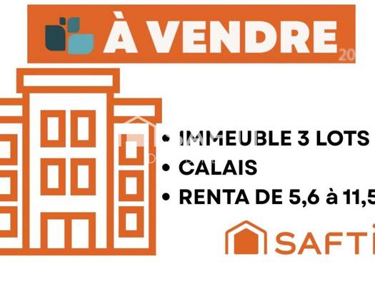 Immeuble à vendre 320 500 € 125 m² Fontinettes Einstein Calais 62100
