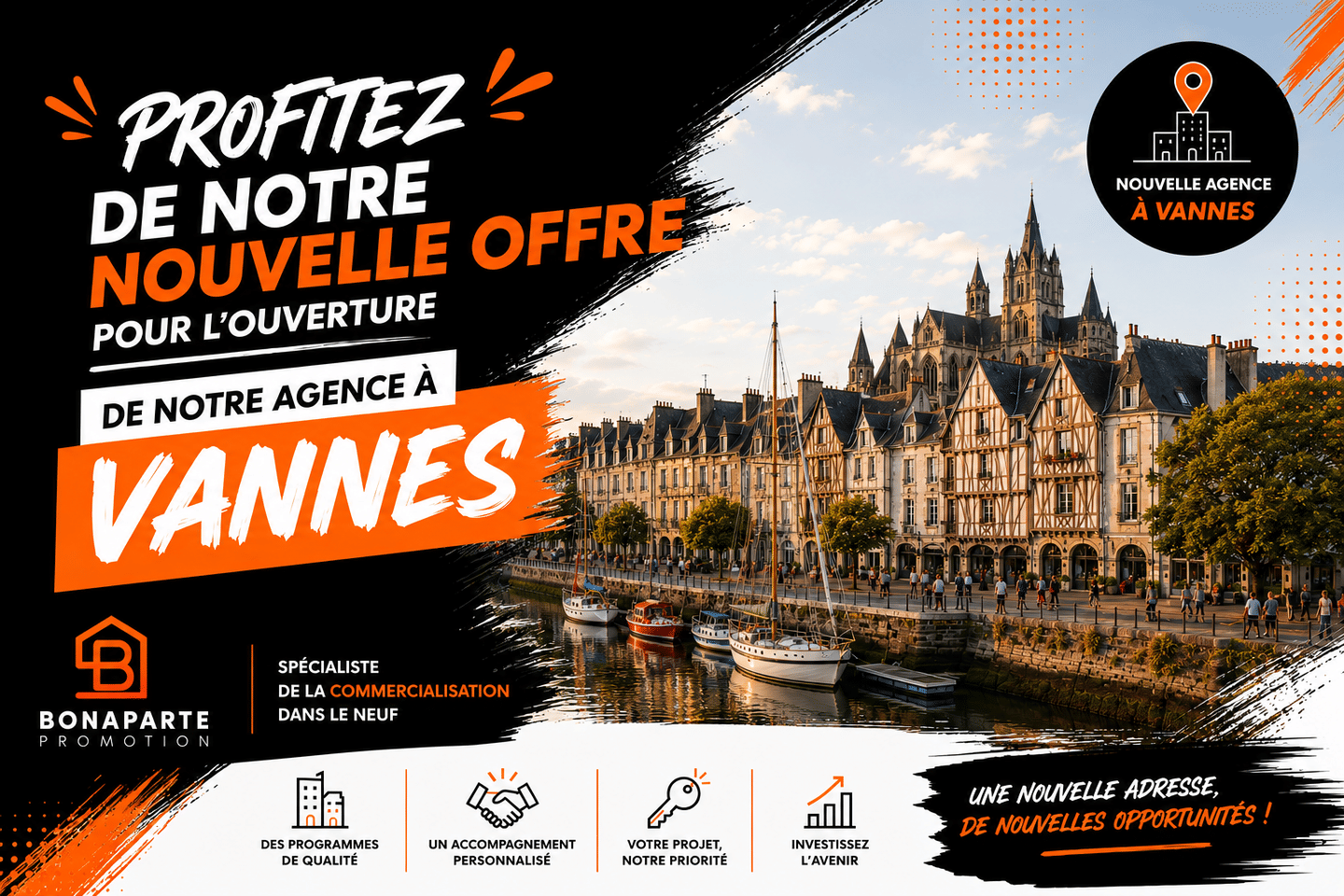 Appartement 3 pièces 62 m² · à Vannes · 62 m² · 226 000 €