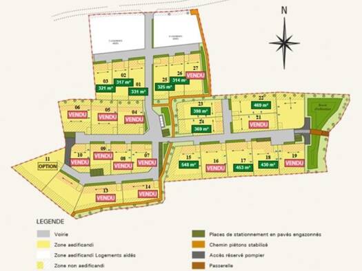 Terrain constructible viabilisé à vendre 87 700 € 331 m² de terrain Ouest Perros-Guirec 22700