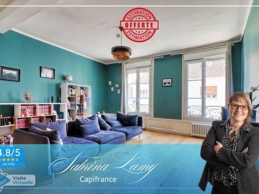 Appartement à vendre 160 000 € 5 pièces 3 chambres 140 m² RDC/3 Vertus 51130