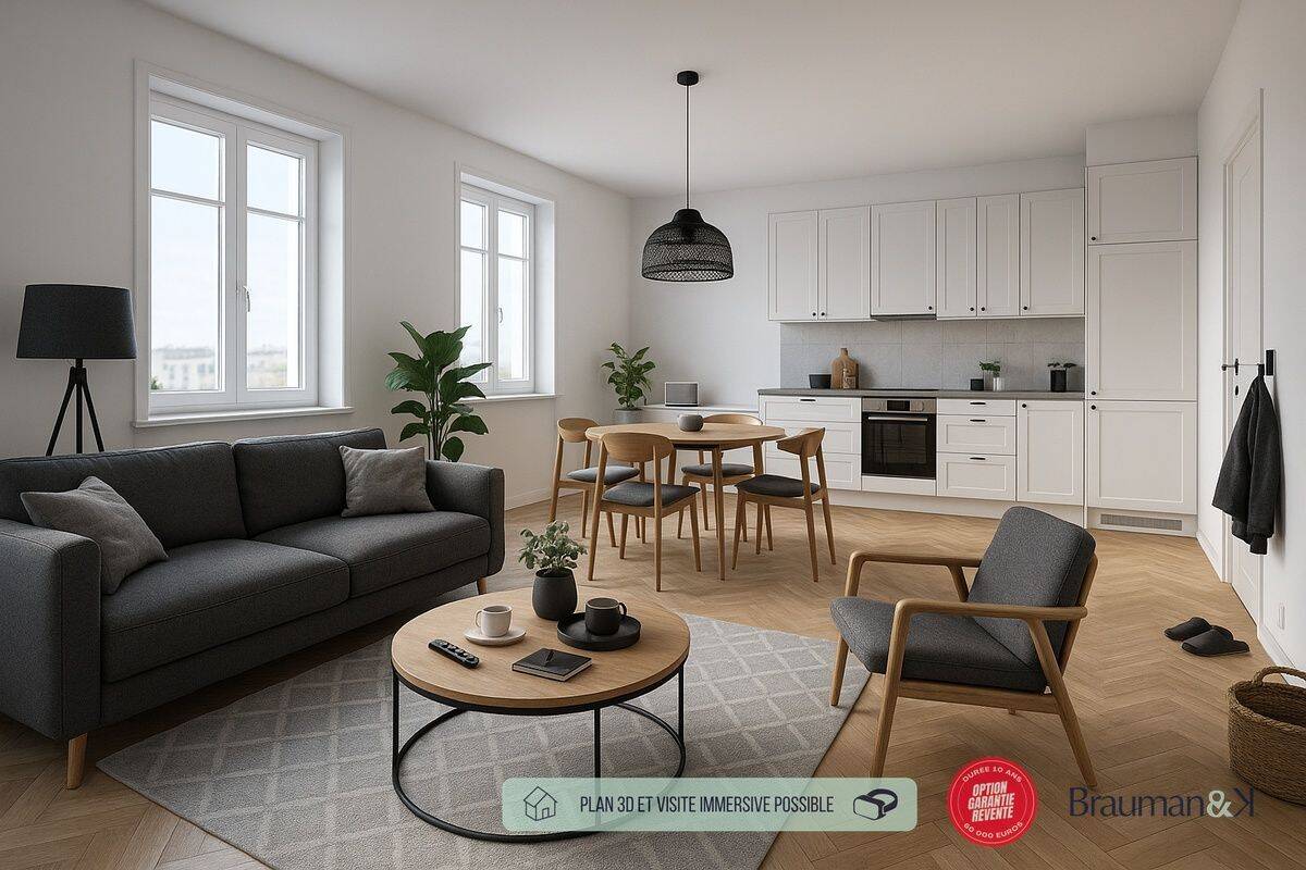 Appartement 3 pièces 65 m² · à Haubourdin · 65 m² · 241 300 €