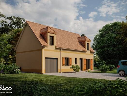 Terrain avec maison neuve à vendre 307 000 € 4 pièces 4 chambres 112 m² 700 m² de terrain Loconville 60240