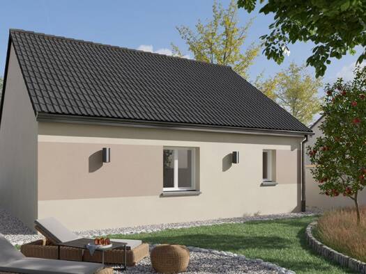 Terrain avec maison neuve à vendre 269 900 € 3 pièces 1 chambre 50 m² 400 m² de terrain Leclerc-Verdun Nord Est Brie-Comte-Robert 77170