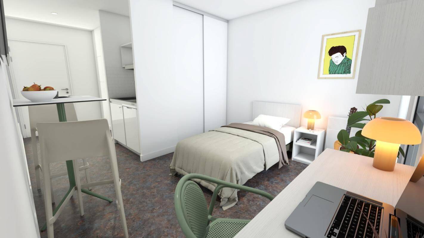 Appartement 1 pièce 18 m² · à Grenoble · 18 m² · 640 €