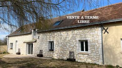Maison en viager libre Bouquet 74 425 € 6 pièces 4 chambres 169 m² 6 661 m² de terrain Mayet 72360