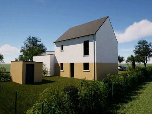 Terrain avec maison neuve à vendre 245 000 € 4 pièces 3 chambres 85,7 m² 398 m² de terrain Rive Droite Changé 53810