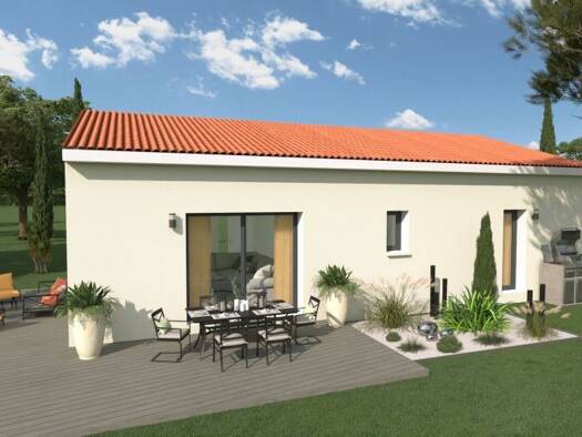 Terrain avec maison neuve à vendre 226 800 € 4 pièces 3 chambres 90 m² 409 m² de terrain Portel-des-Corbières 11490