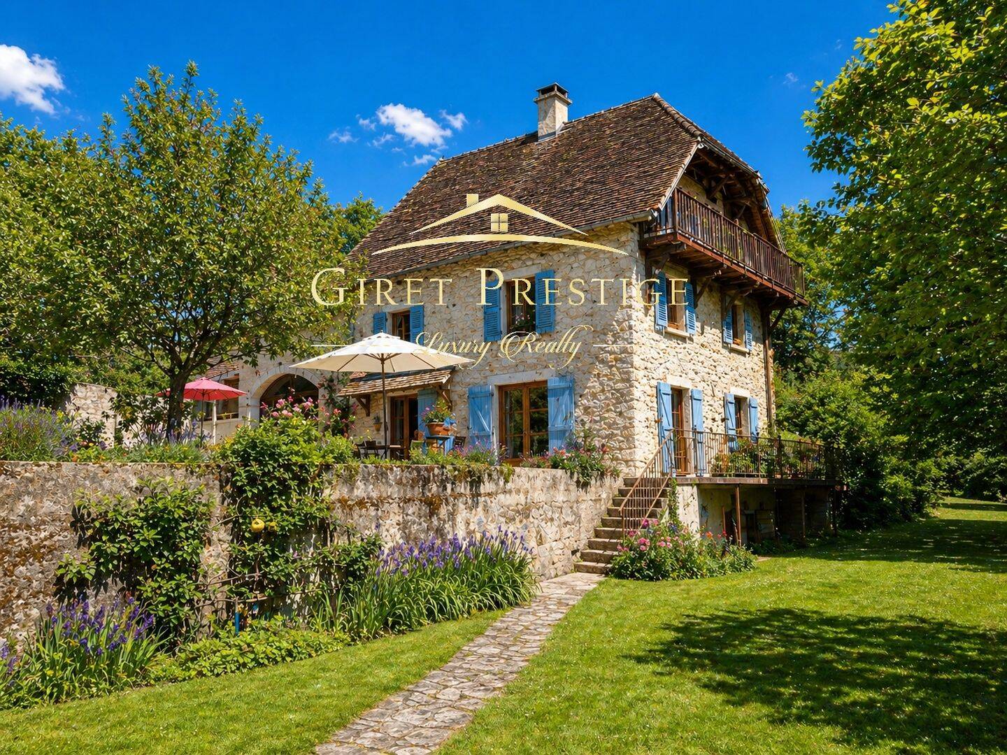 LHUIS maison de charme 249m² sur terrain de 3340m²