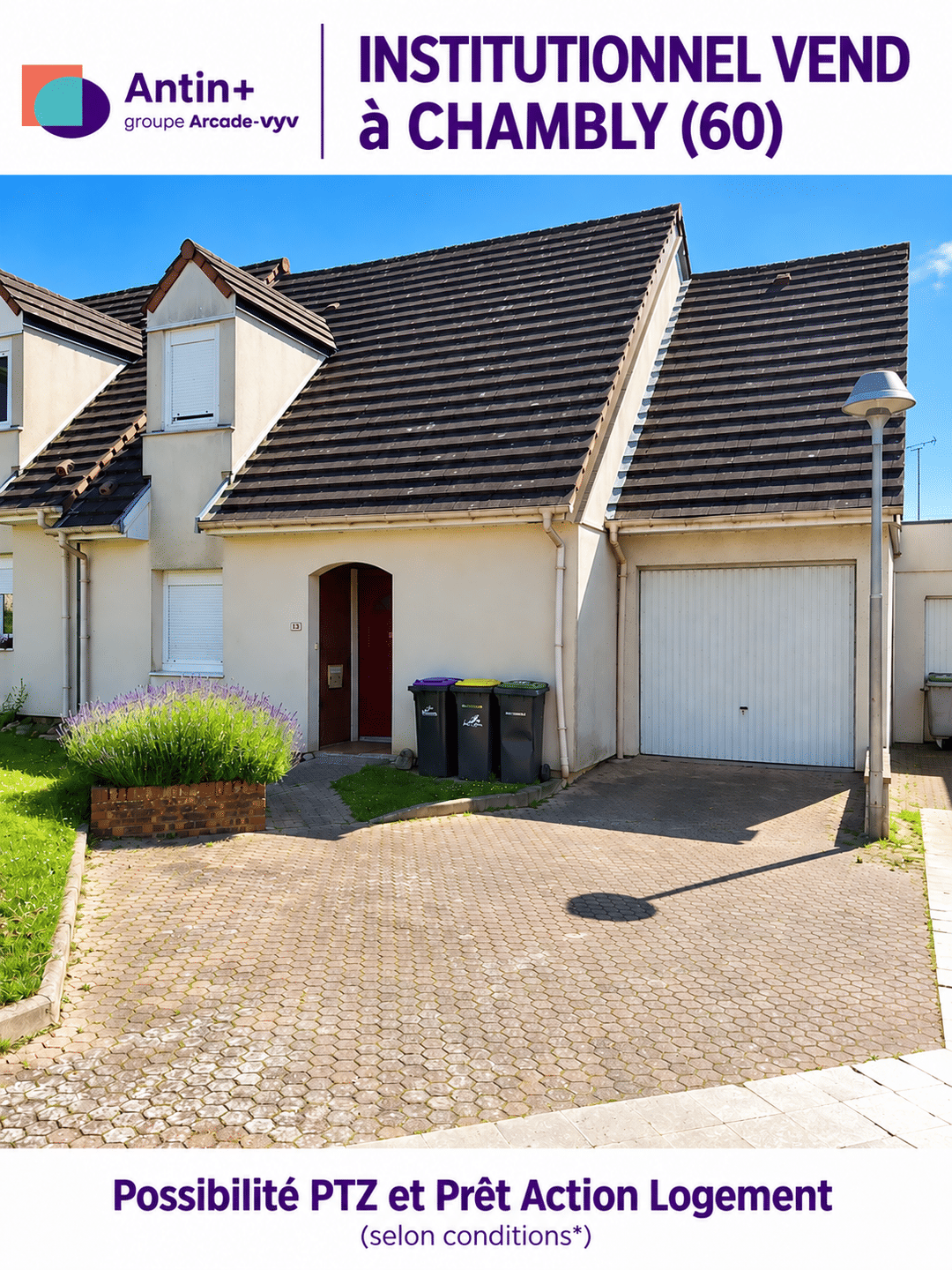 Maison 5 pièces 92 m² · à Chambly · 92,2 m² · 260 000 €
