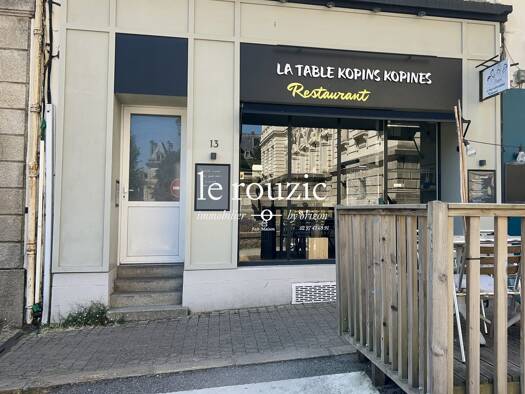 Restaurant à vendre Fonds de commerce 196 200 € 150 m² d'espace de restauration Vannes 56000