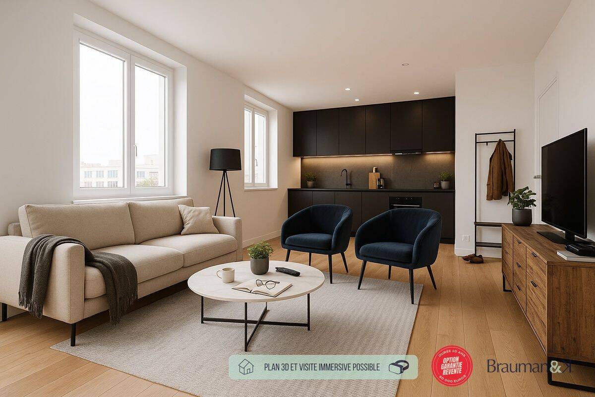 Appartement 2 pièces 50 m² · à Bordeaux · 50 m² · 207 500 €