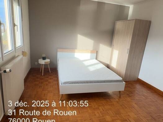 Colocation à louer 390 € 4 pièces 3 chambres 88 m² 5ème étage Grieu-Vallon Suisse-Saint Milaire-Mont Gargan Rouen 76000