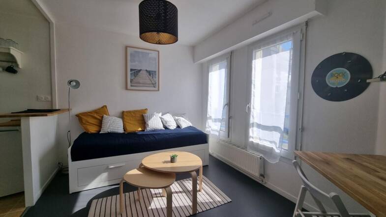 Appartement à louer 478 € 1 pièce 18,5 m² 1er étage disponible à partir du 01/07/2025 La Haire Vigné Caen 14000