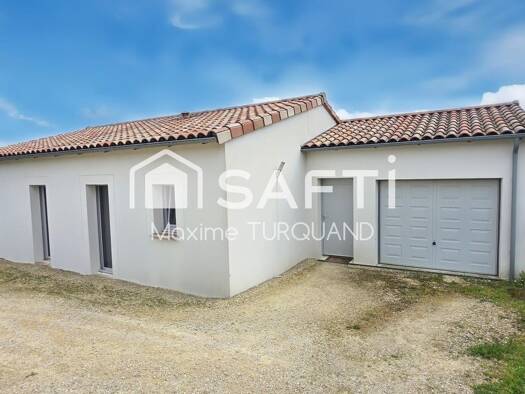 Maison de plain-pied à vendre 172 800 € 4 pièces 3 chambres 93 m² 1 058 m² de terrain L'Absie 79240