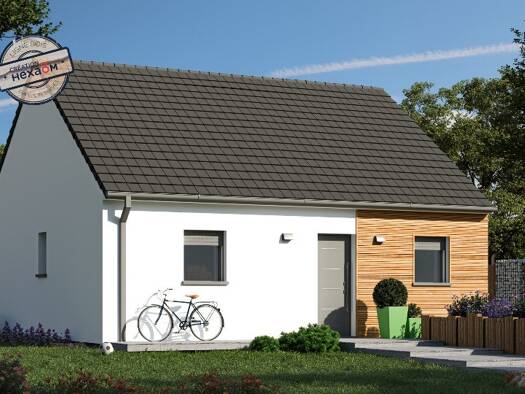 Terrain avec maison neuve à vendre 191 579 € 3 pièces 2 chambres 65 m² 460 m² de terrain Saint Pierre-Quenehem Calonne-Ricouart 62470