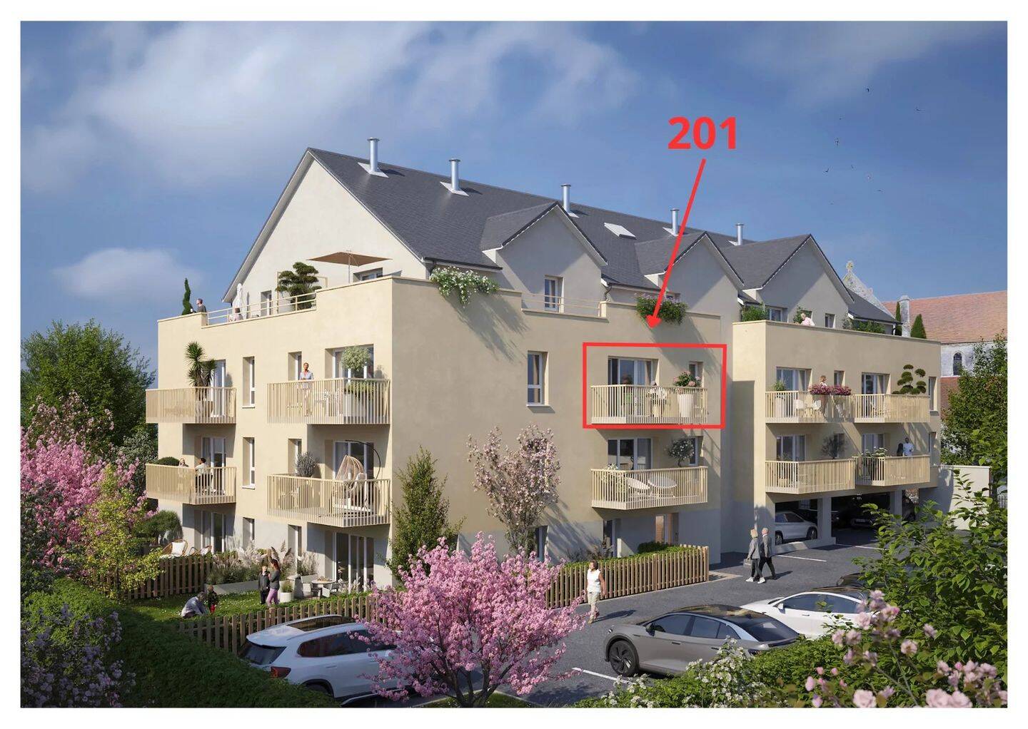 Appartement 2 pièces 43 m² · à Gournay-en-Bray · 43,1 m² · 151 000 €