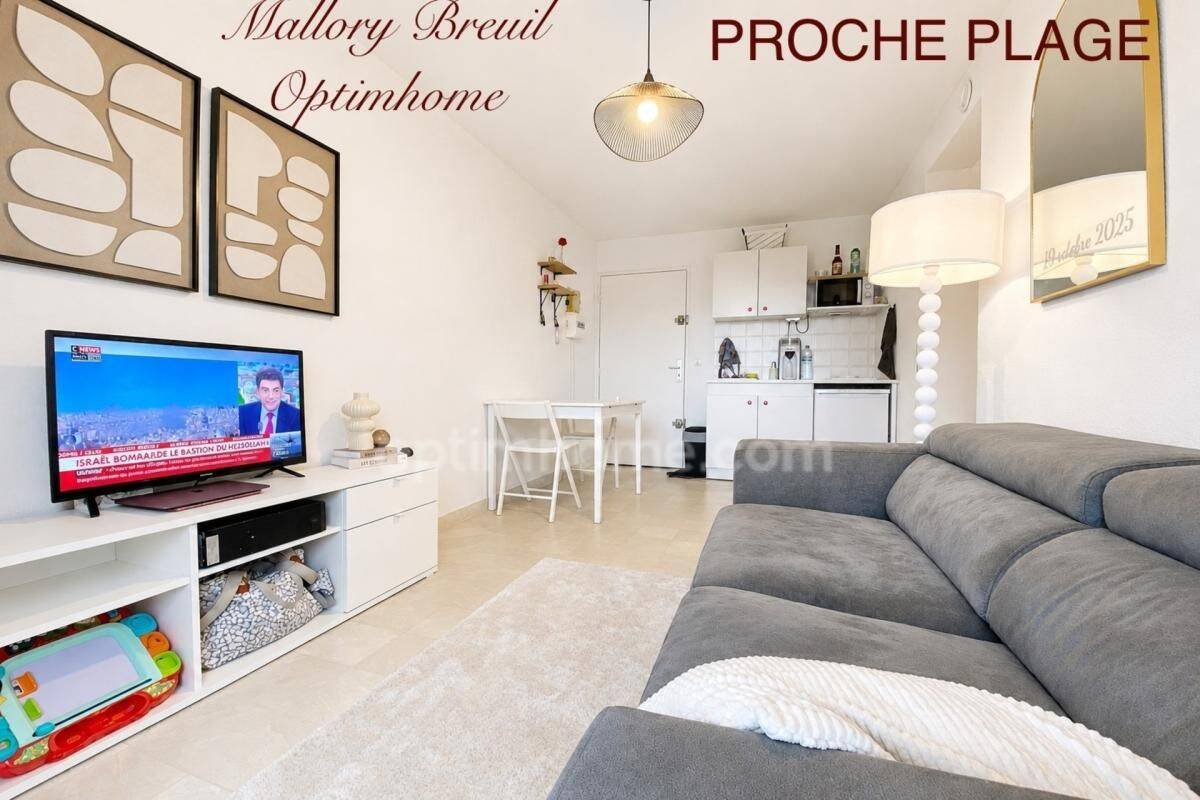 Appartement 2 pièces 25 m² · à Sète · 25 m² · 122 000 €